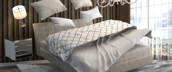 Bedroom furniture floating midair