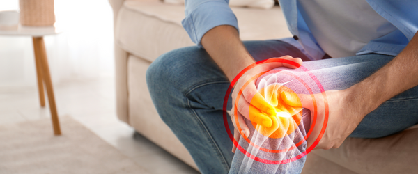 Pain with joint pain holding knee
