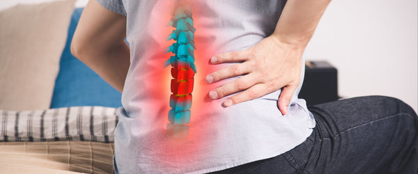 Illustration of lower back pain