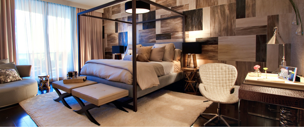 Expensive mattress in a luxury bedroom