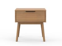 Estes Nightstand with drawer in Pecan