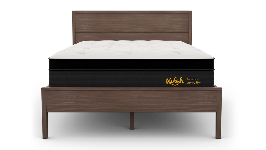 Estes Bed Frame with the Nolah Evolution hybrid mattress