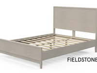 Bedroom with Nolah Evolution Mattress on the Mesa Bed Frame in Fieldstone