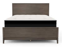 Bedroom with Nolah Evolution Mattress on the Mesa Bed Frame in Fieldstone