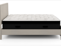 Bedroom with Nolah Evolution Mattress on the Mesa Bed Frame in Fieldstone